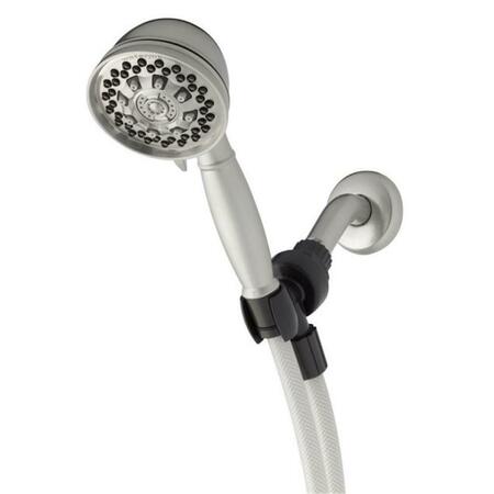 WATER PIK TECHNOLOGIES 6 Setting Powerpulse Handheld Showerhead Brushed Nickel 4694287